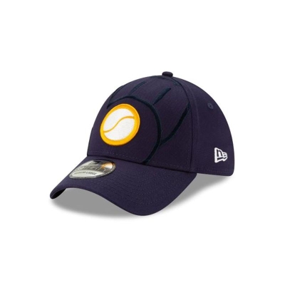 Blue Milwaukee Brewers Hat - New Era MLB Logo Elements 39THIRTY Stretch Fit Caps USA3091526